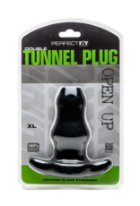 PerfectFitBrand Double Tunnel Plug - Hollow Butt Plug - XL