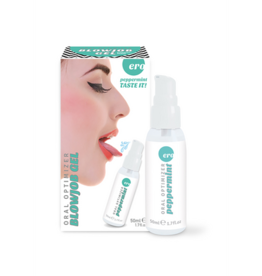 HOT Oral Optimizer - Deepthroat Gel - Peppermint - 2 fl oz / 50 ml