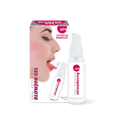 HOT Oral Optimizer - Deepthroat Gel - Strawberry - 2 fl oz / 50 ml
