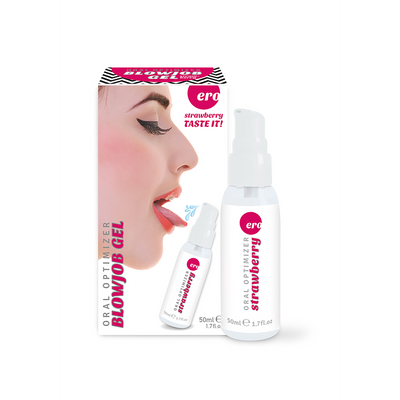 Image of HOT Oral Optimizer - Deepthroat Gel - Strawberry - 2 fl oz / 50 ml