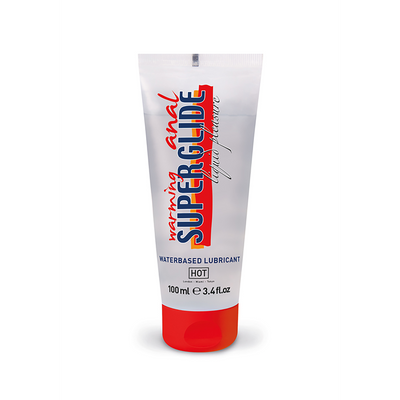 Image of HOT Anal Superglide Warming Liquid Pleasure - Waterbased Lubricant - 3 fl oz / 100 ml