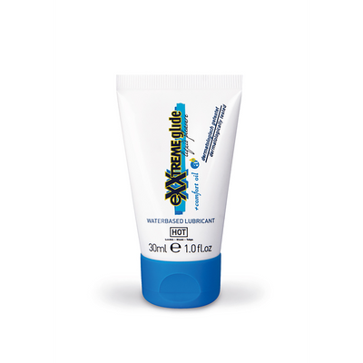 Image of HOT Exxtreme Glide - Waterbased Lubricant with comfort Oil - 1 fl oz / 30 ml 