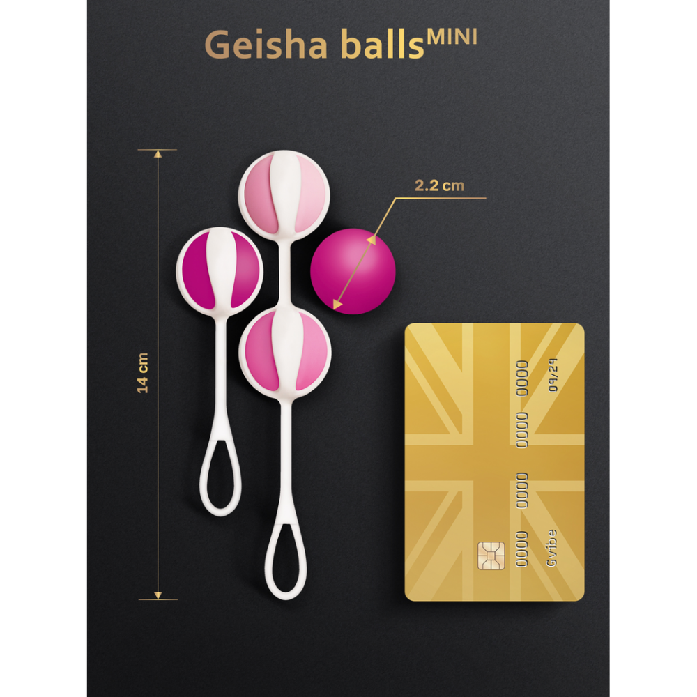 G-Vibe Geisha Balls Mini - Raspberry