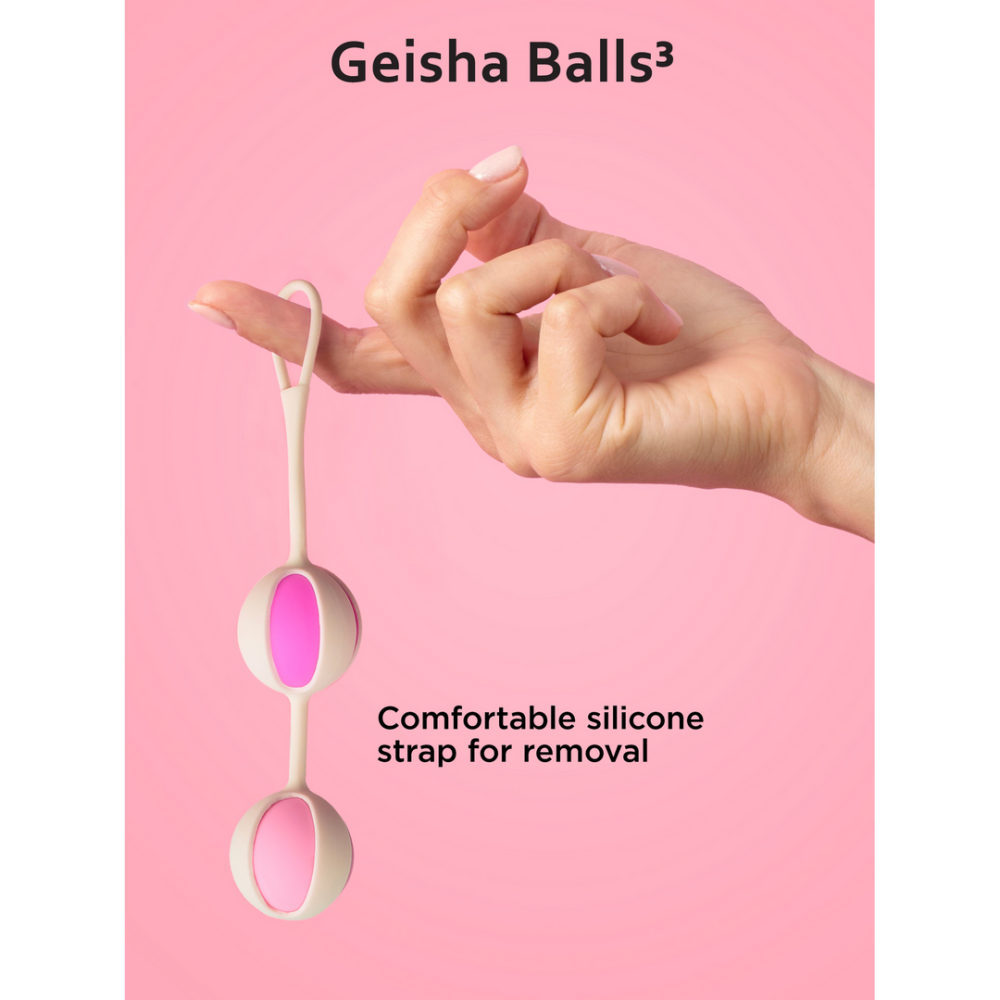 G-Vibe Geisha Balls 3 - Sugar Pink