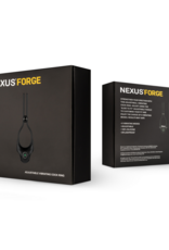 Nexus Forge - Vibrating Adjustable Lasso Silicone Cock Ring - Black