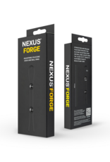 Nexus Forge - Dubbel Verstelbare Lasso Siliconen Cockring - Zwart