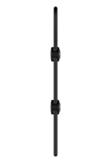 Nexus Forge - Dubbel Verstelbare Lasso Siliconen Cockring - Zwart
