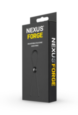 Nexus Forge - Single Adjustable Lasso Silicone Cock Ring - Black