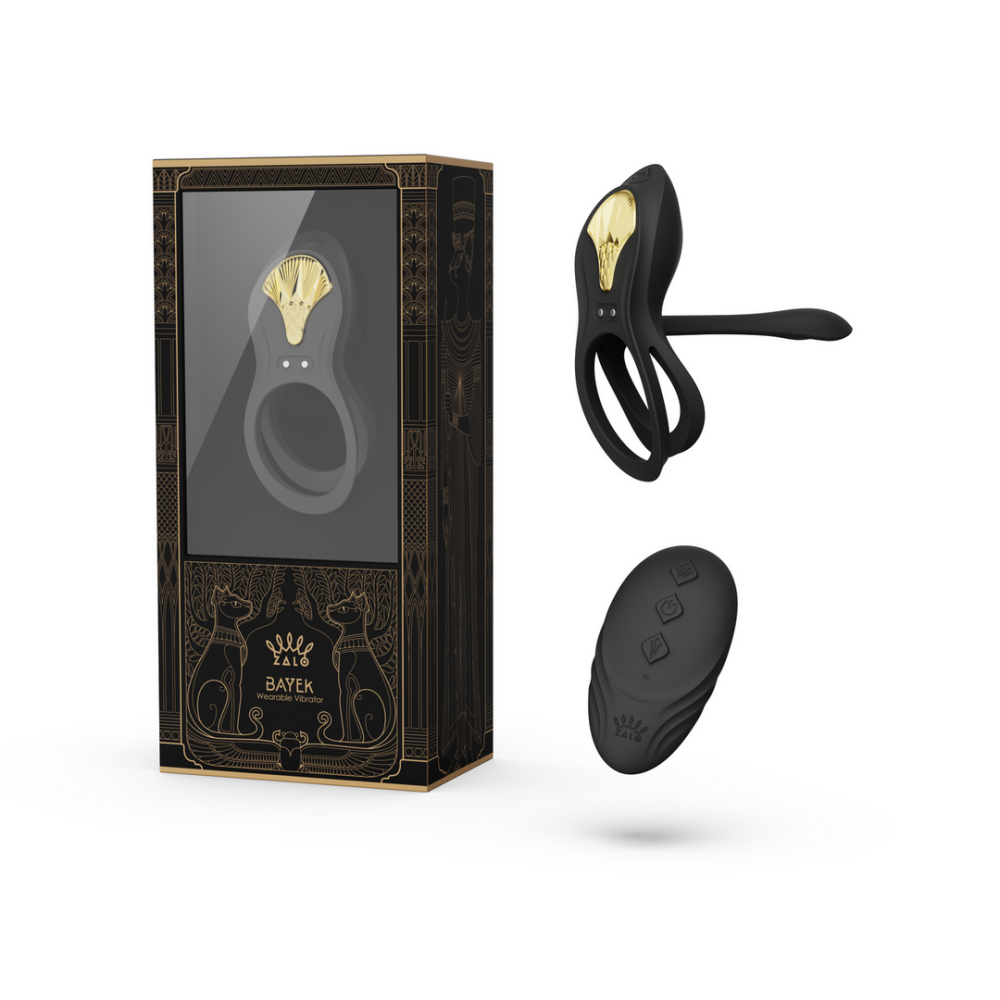 Zalo BAYEK - Wearable Vibrator - Obsidian Black