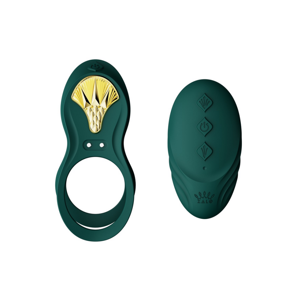 Zalo BAYEK - Draagbare Vibrator - Turquoise Groen