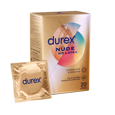 Image of Durex Condoms Nude - Condoms without Latex - 20 Pieces 