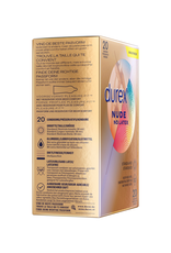 Durex Condoms Nude - Condoms without Latex - 20 Pieces