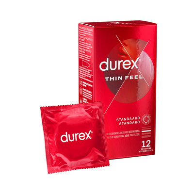 Image of Durex Thin Feel - Condoms - 12 Pieces