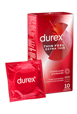 Durex Thin Feel Extra Thin - Condoms - 10 Pieces