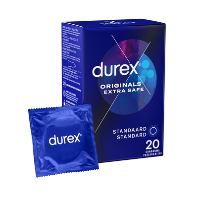 Image of Durex Originals Extra Safe - Condoms - 20 Pieces