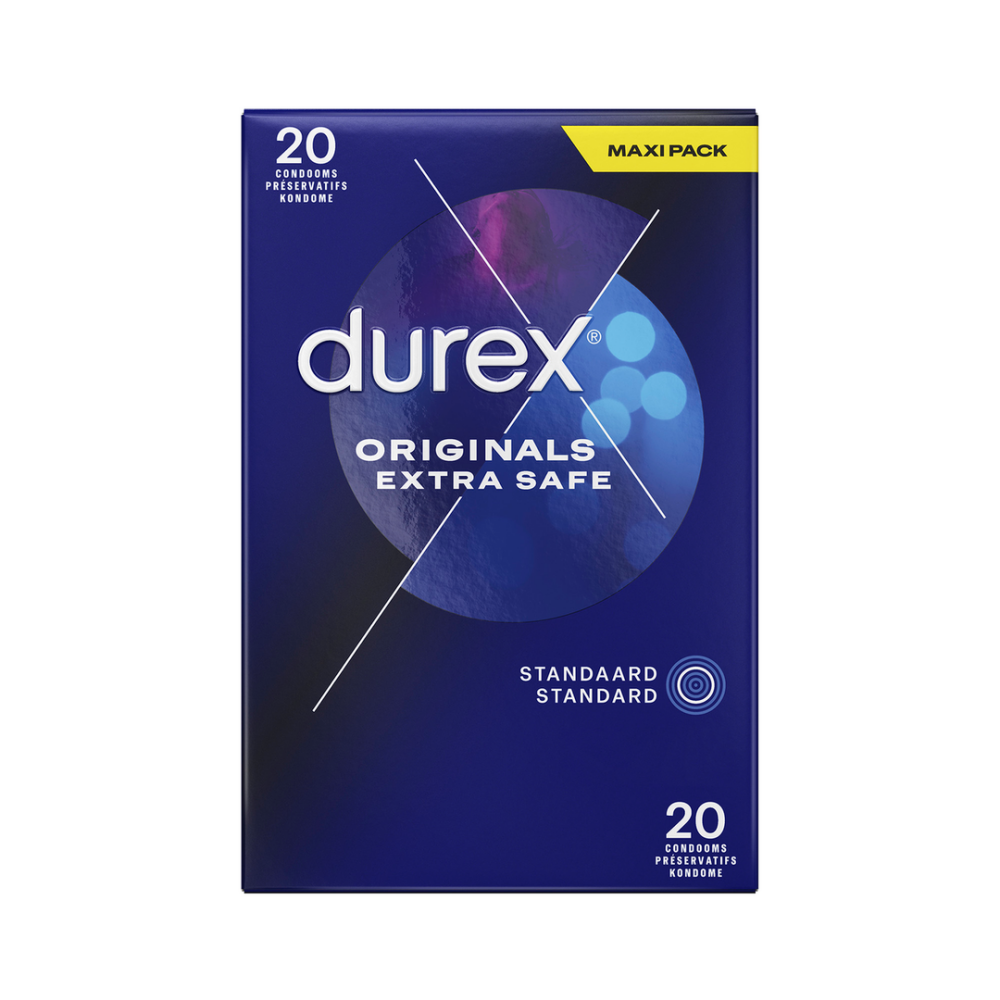 Durex Originals Extra Safe - Condoms - 20 Pieces