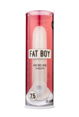 PerfectFitBrand Fat Boy Micro Ribbed Sheath - Dildo - 7 / 19 cm