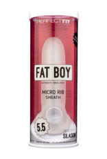 PerfectFitBrand Fat Boy Micro Ribbed Sheath - Dildo - 6 / 14 cm