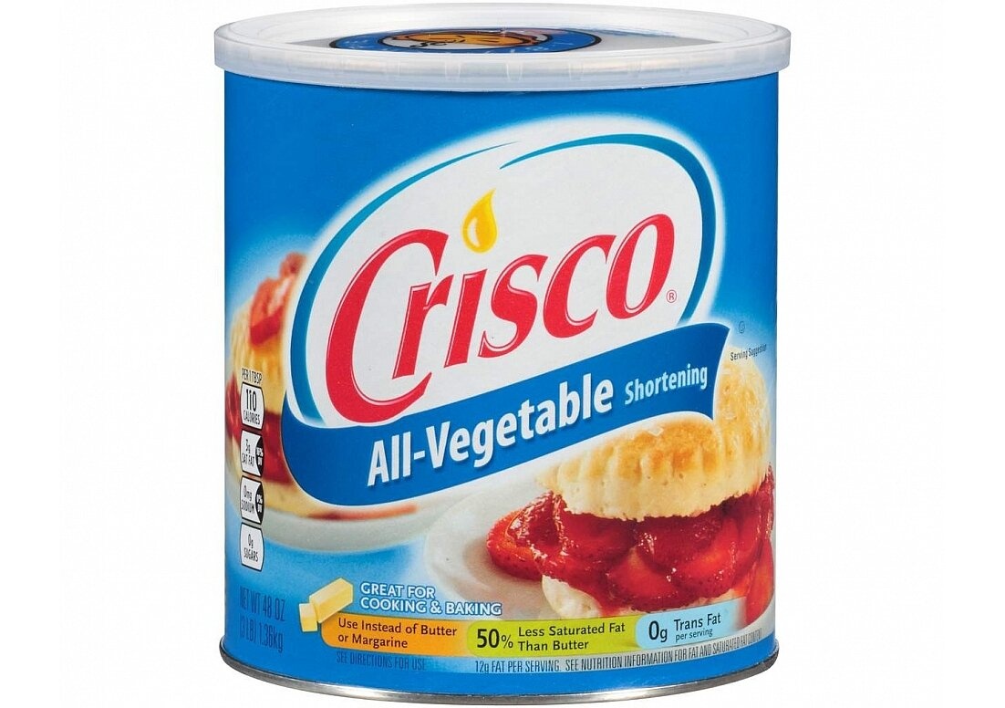 Crisco 12 Pack All-Vegetable Shortening - 48 oz / 1360 gr