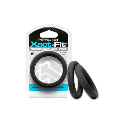 Image of PerfectFitBrand #21 Xact-Fit - Cockring 2-Pack 