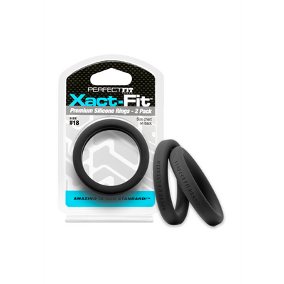 Image of PerfectFitBrand #18 Xact-Fit - Cockring 2-Pack