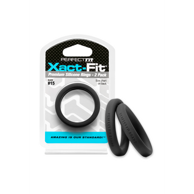 Image of PerfectFitBrand #15 Xact-Fit - Cockring 2-Pack