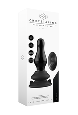 Chrystalino by Shots Missy - Vibrerende Glazen Butt Plug met Zuignap
