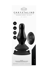 Chrystalino by Shots Missy - Vibrerende Glazen Butt Plug met Zuignap