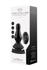 Chrystalino by Shots Missy - Vibrerende Glazen Butt Plug met Zuignap