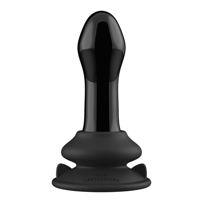 Image of Chrystalino by Shots Pluggy - Glass Vibrator with Suction Cup