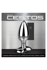 Nexus Cestos - Aluminum Vibrating Butt Plug with Remote Control