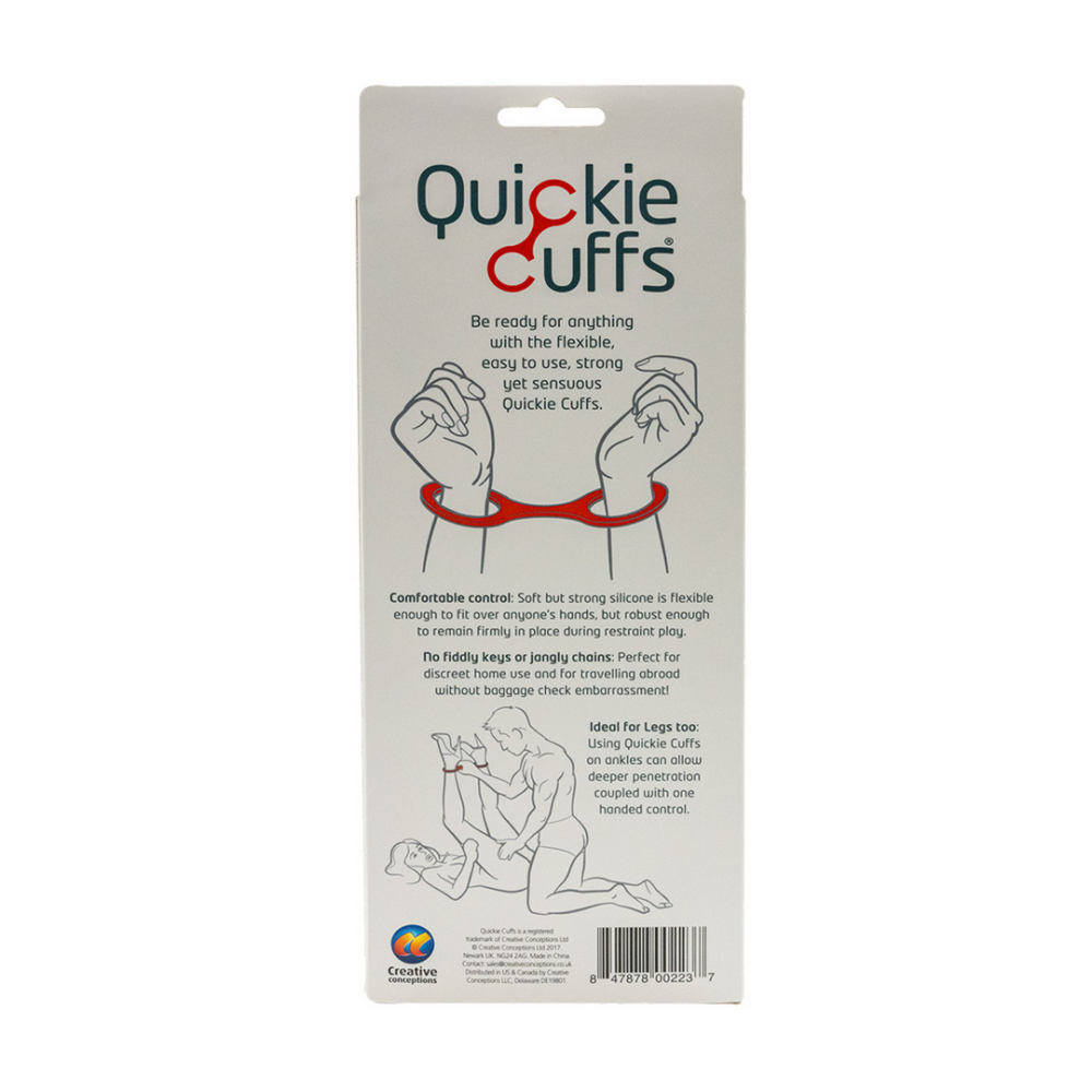 Adult Games Quickie Cuffs - Hand/Ankle Cuffs - Large