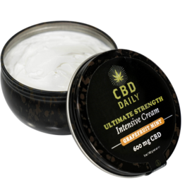 Earthly body CBD Daily Ultimate Strength Intensive Cream - Grapefruit Mint - 5 oz / 142 g