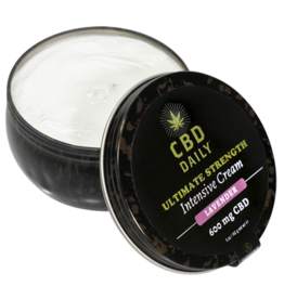 Earthly body CBD Daily Ultimate Strength Intensive Cream - Lavender - 5 oz / 142 g