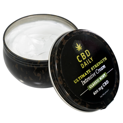 Image of Earthly body CBD Daily Ultimate Strength Intensive Cream - Classic Mint - 5 oz / 142 g 