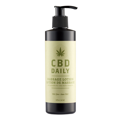 Image of Earthly body CBD Daily Massage Lotion - 8 fl oz / 237 ml 