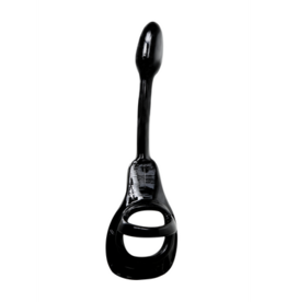 PerfectFitBrand Armor Tug Lock - Cockring with Ball Strap and Butt Plug - Small