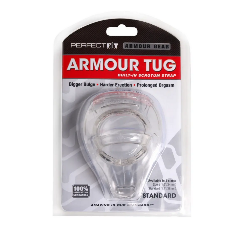 PerfectFitBrand Armor Tug - Cockring with Ball Strap