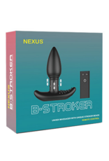 Nexus B-Stroker - Unisex Massager with Unique Rimming Beads and Remote Control