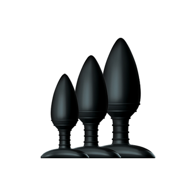 Image of Nexus Butt Plug Trio - 3 Sturdy Silicone Butt Plugs 