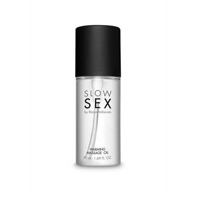 Image of Bijoux Indiscrets Slow Sex - Warming Massage Oil - 1.7 fl oz / 50 ml