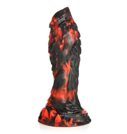 XR Brands Grim Reaper - Silicone Dildo - Red/Black