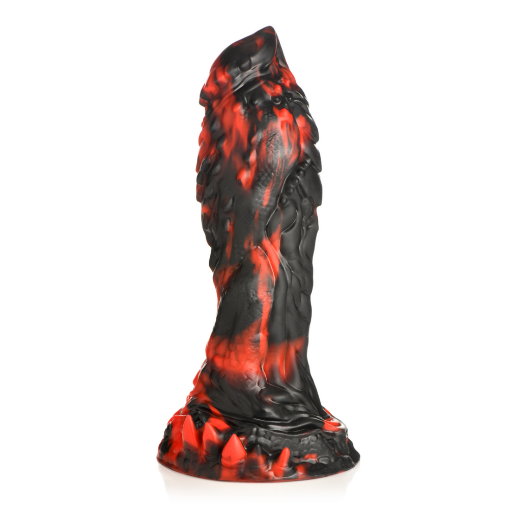 XR Brands Grim Reaper - Silicone Dildo - Red/Black
