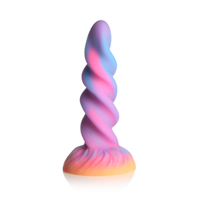 XR Brands Moon Rider - Glow-in-the-Dark Unicorn Dildo