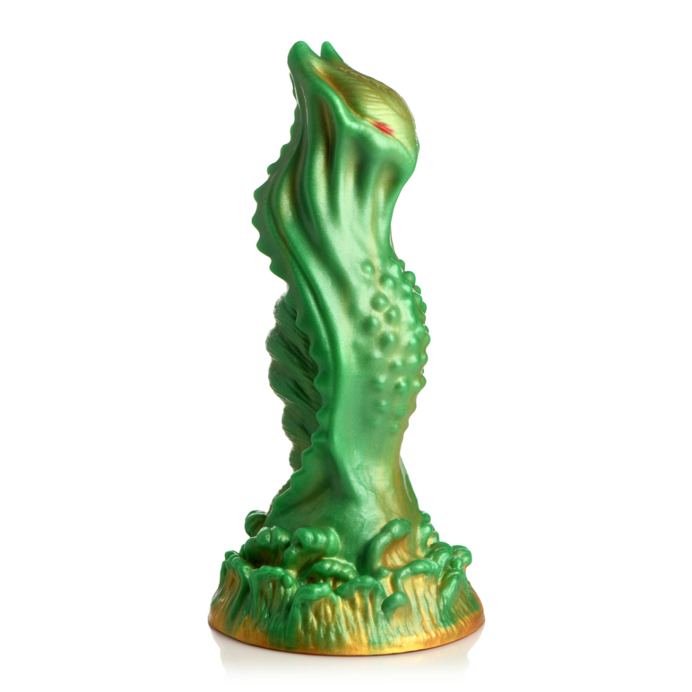 Image of XR Brands Nebula - Alien Silicone Dildo - Green