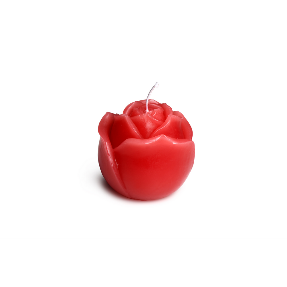 Image of XR Brands Flaming Rose - Drip Candle - Red