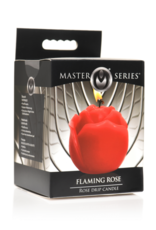 XR Brands Flaming Rose - Drip Candle - Red