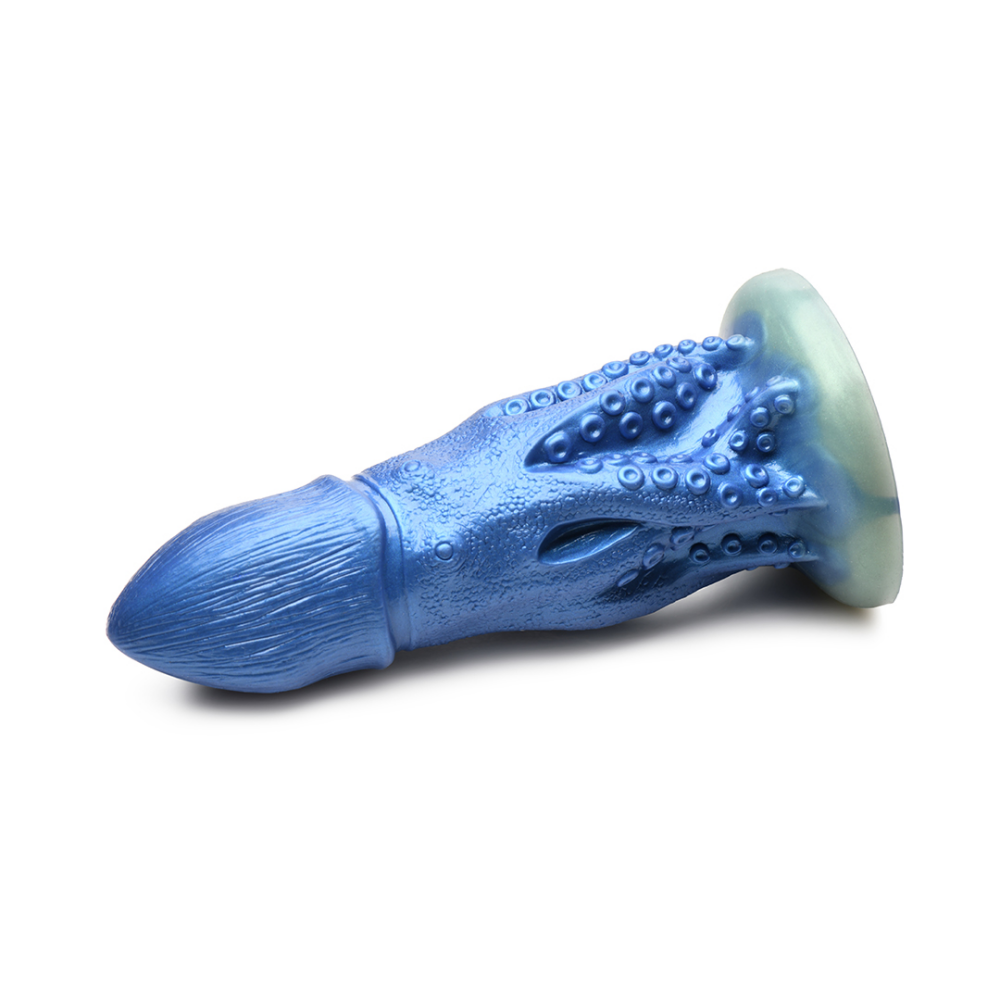 XR Brands Cocktopus Octopus - Silicone Dildo - Blue