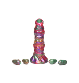 XR Brands Larva - Silicone Ovipositor Dildo with Eggs