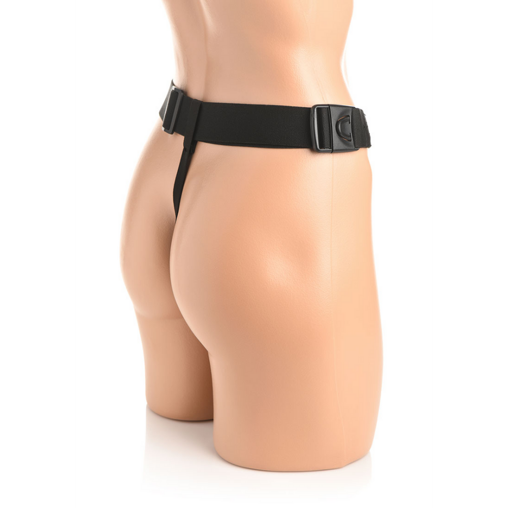 XR Brands Bum-Tastic - Silicone Anal Plug with Harness and Remote Control